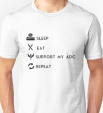Sleep - Eat - Support my ADC - Repeat Unisex T-Shirt