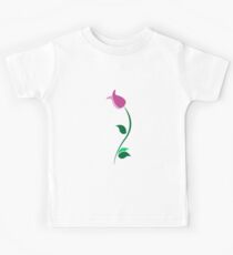 Purple Flower Kids Tee