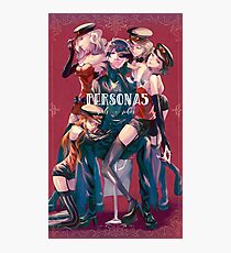 Persona 5 girls x joker Photographic Print