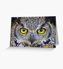 I'm watching you Greeting Card