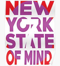 7 Train New York State of Mind New York Raised Me Poster