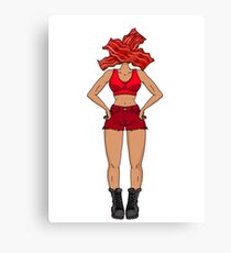 Bacon Babe Canvas Print