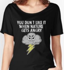 Nature Save the World plant 1 Tree Forest Weather flora Women's Relaxed Fit T-Shirt