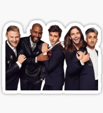 fab five queer eye Sticker