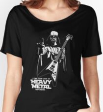 Funny Darth Vader Heavy Metal Women's Relaxed Fit T-Shirt