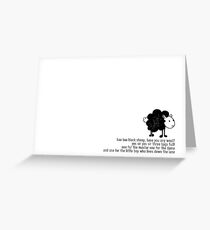 baa baa Greeting Card