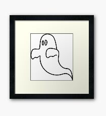 Cutie Ghost Framed Print