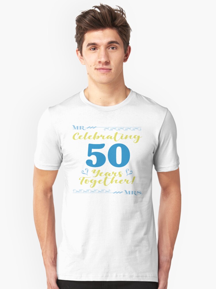 50th Wedding Anniversary T Shirt By Thepixelgarden Redbubble