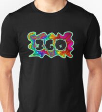 ABSTRACT, GROOVY, AND PSYCHEDELIC 360 DESIGN - VIBRANT COLORS WITH YOUR FAVORITE AREA CODE Unisex T-Shirt