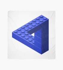 Escher Toy Bricks - Blue Scarf