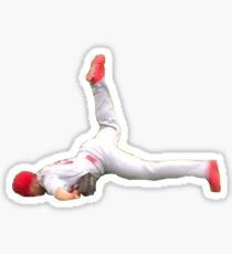 kolten wong face plant Sticker