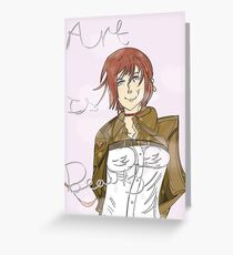 ART IS BEAUTY Greeting Card