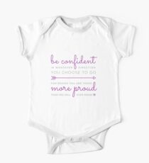 Be Confident… One Piece - Short Sleeve