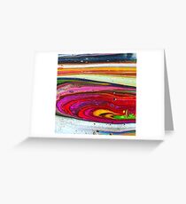 Fluid Acrylic Pour XXIV Greeting Card