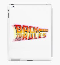Back to the Rules iPad Case/Skin