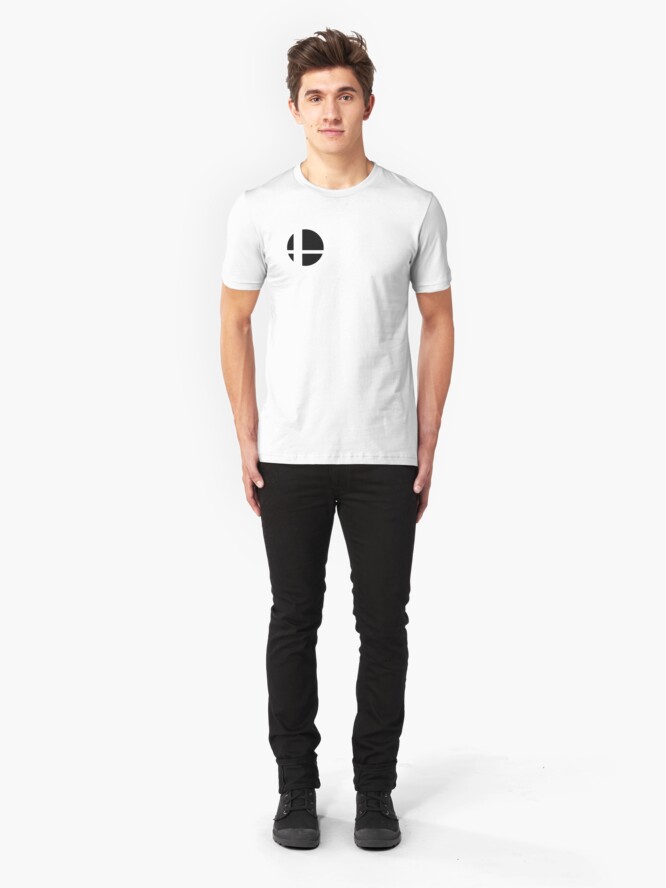 Alternate view of Super Smash Bros. Ultimate LOGO! Slim Fit T-Shirt
