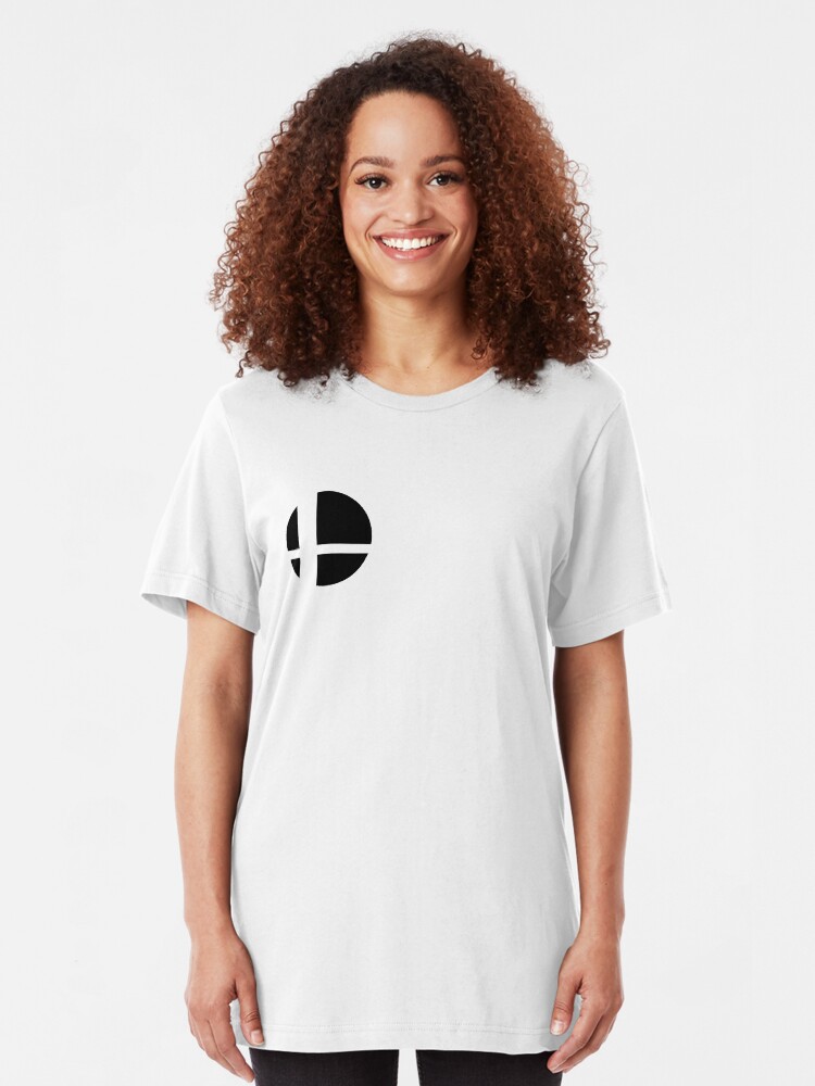 Alternate view of Super Smash Bros. Ultimate LOGO! Slim Fit T-Shirt