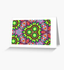 colors bumper garden digital cover floral seamless colorful repeat pattern Greeting Card