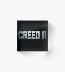Creed 2 Movie Logo Acrylic Block