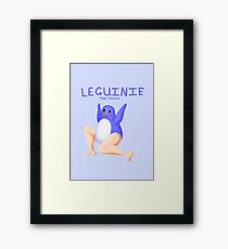 Leguin - Blue Framed Print
