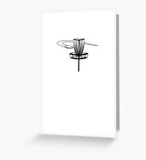 Vintage Disc Golf V6 Greeting Card