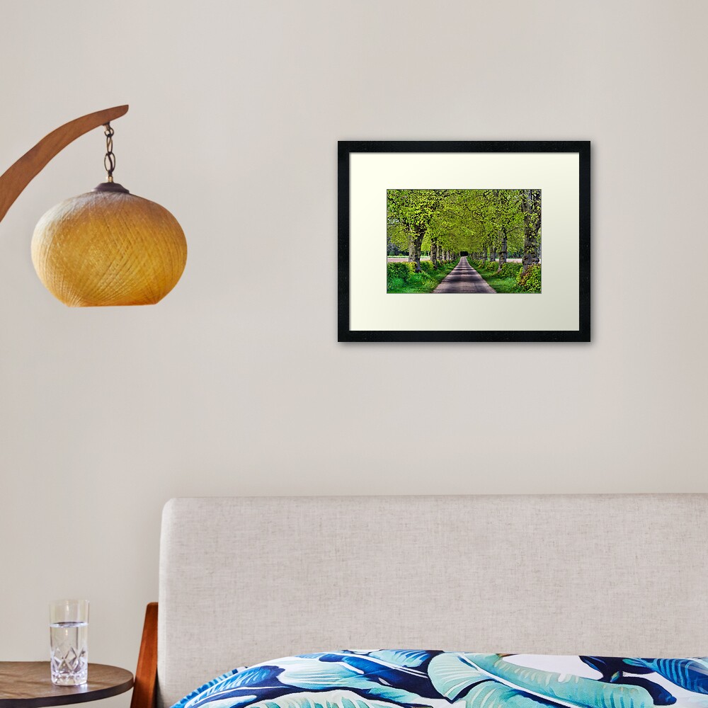 Hexgrave Hall Estate Framed Art Print
