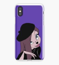 beret girl iPhone Case