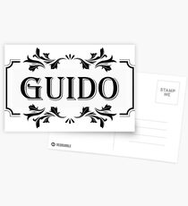 Frame Name Guido Postcards