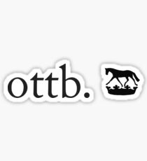 ottb brand Sticker