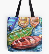 Happy Boats Tote Bag