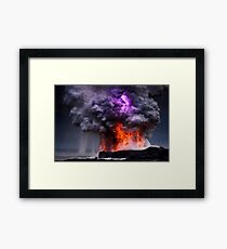 Kilauea Volcano at Kalapana 5 Framed Print