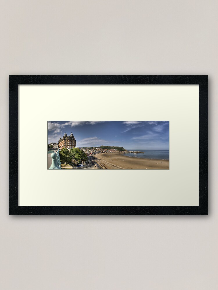 Alternate view of Scarborough Panorama Framed Art Print