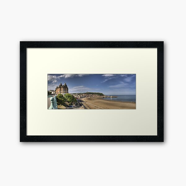 Scarborough Panorama Framed Art Print
