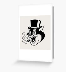 Fat Cat Greeting Card