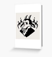Hell Goat Greeting Card