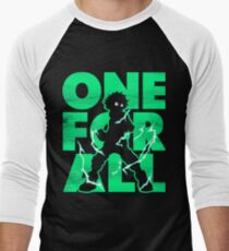 One for all Deku Men's Baseball ¾ T-Shirt