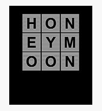 Just Married Honeymoon Photographic Print
