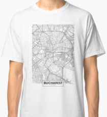 Vector poster city map Bucharest Classic T-Shirt