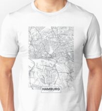 Vector poster city map Hamburg Unisex T-Shirt