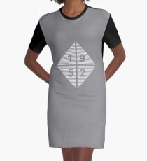 Birthday Born in 1952 Graphic T-Shirt Dress