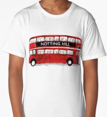 Retro Bus from Notting Hill Long T-Shirt