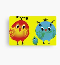 The Bööördies family Canvas Print