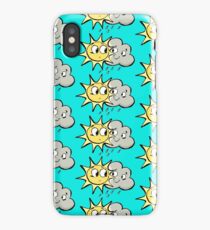 Sun and cloud iPhone Case
