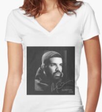 Drake Women's Fitted V-Neck T-Shirt