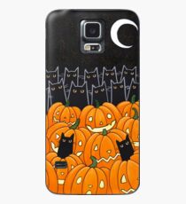 Black Cats & Jack-o-Lanterns Case/Skin for Samsung Galaxy
