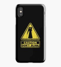 Doctor Who - Don't Blink Weeping Angels iPhone Case