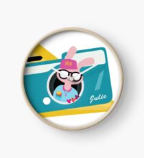 Julie Personalised Tee Clock