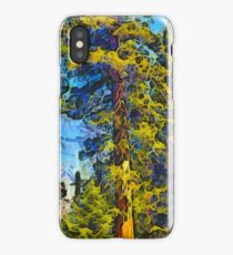 One Giant Abstract Sequoia by Barbara Snyder iPhone Case