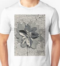 Flower and Monochrome Unisex T-Shirt