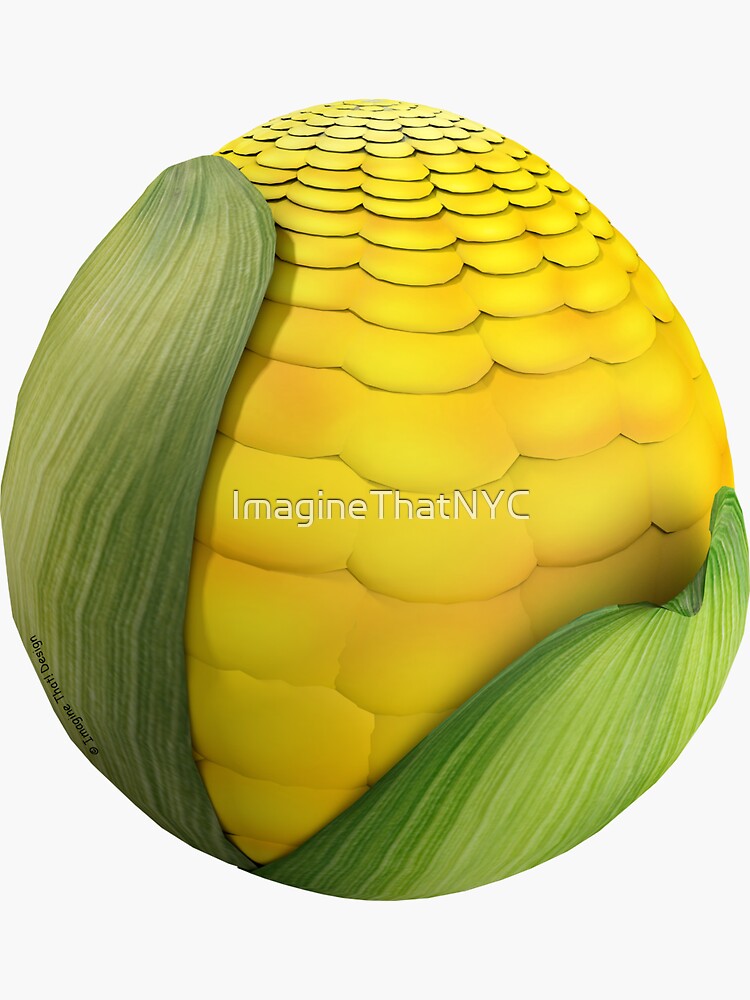 "Cornball" Sticker by Redbubble